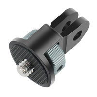 Uniwersalny 360 obrotowy 1/4 "konwerter śrubowy Mini statyw Adapter do Gopro Hero 10 9 8 7 Eken Insta360 One X X2 R Action Camera 5